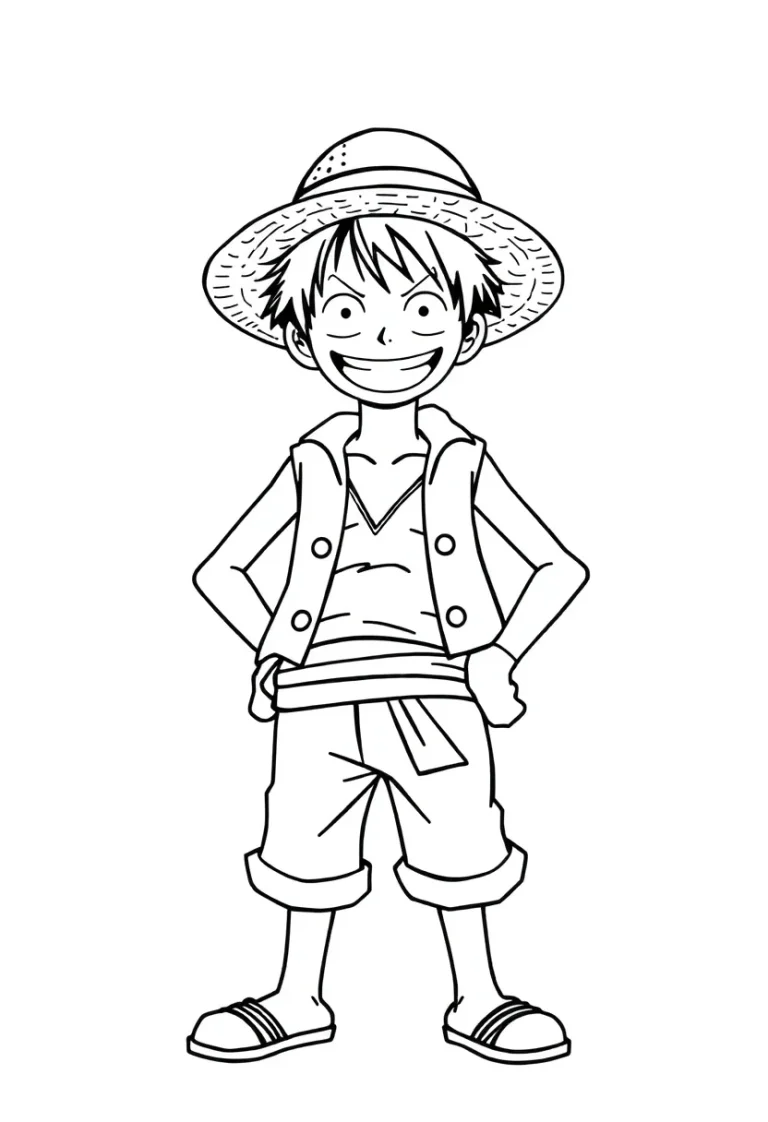 one piece coloring pages