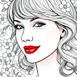 Taylor swift coloring book