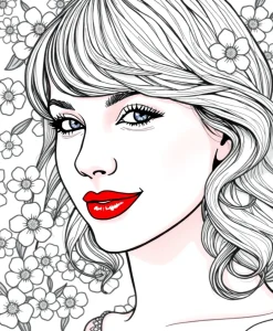 taylor swift coloring book