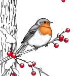 Bird coloring pages