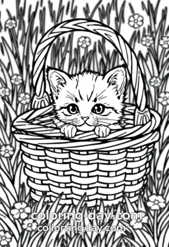 kitten coloring pages