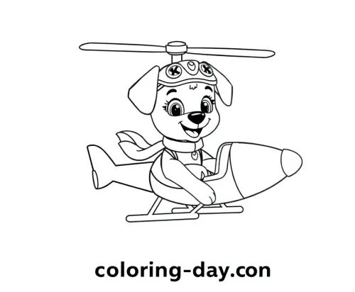 paw patrol coloring pages