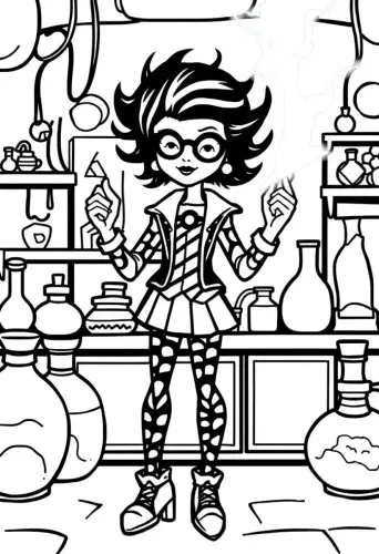 monster high coloring pages