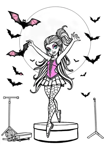 monster high coloring pages