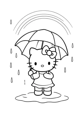 hello kitty coloring pages