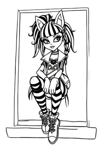 monster high coloring pages