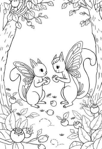 fairy coloring pages