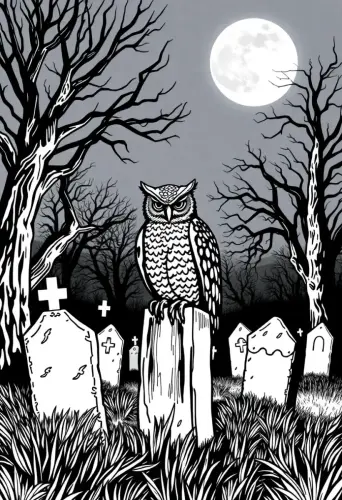 owl coloring pages