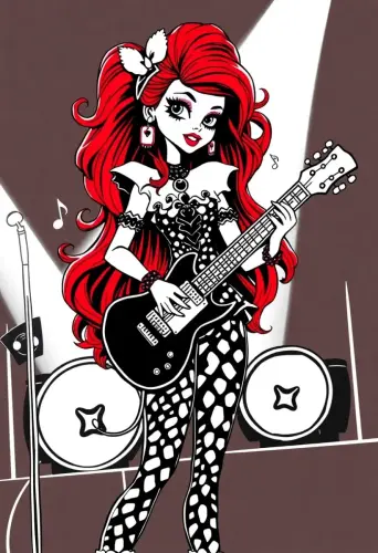 monster high coloring pages