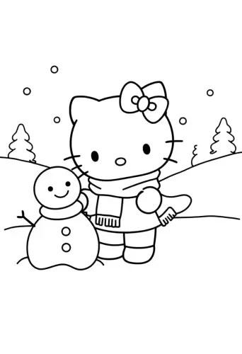 hello kitty coloring pages