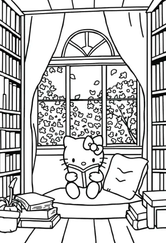 hello kitty coloring pages