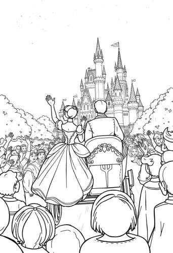 cinderella coloring pages