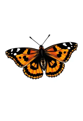 butterfly coloring pages​