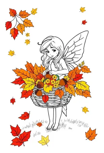 fairy coloring pages