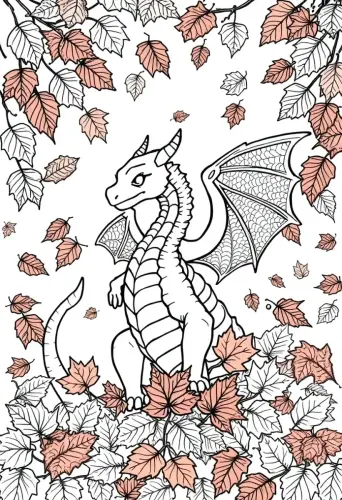 dragon coloring pages