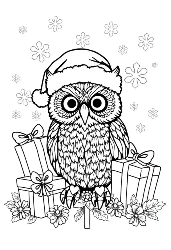 owl coloring pages