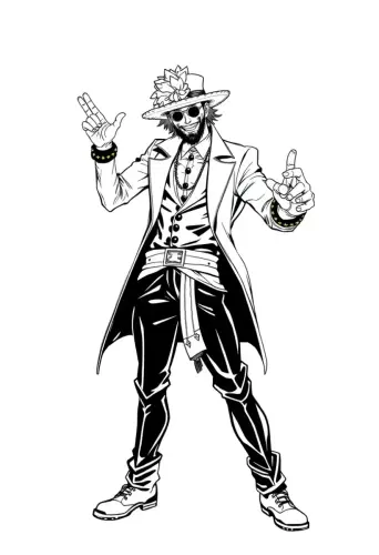 one piece coloring pages