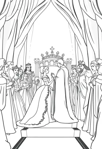 cinderella coloring pages