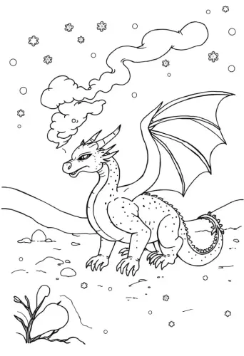 dragon coloring pages