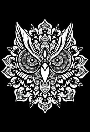 owl coloring pages