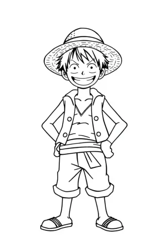 one piece coloring pages