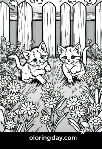 kitten coloring pages