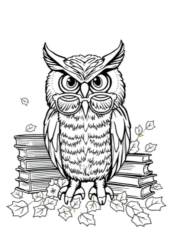 owl coloring pages