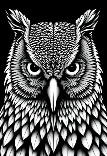 owl coloring pages