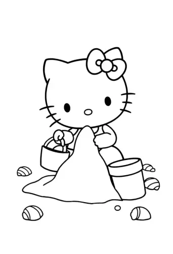 hello kitty coloring pages