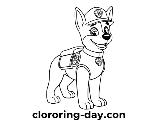 paw patrol coloring pages