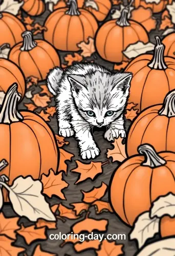 kitten coloring pages