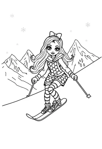 monster high coloring pages