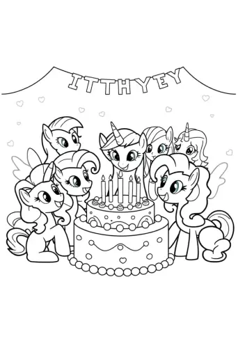 my little pony coloring pages