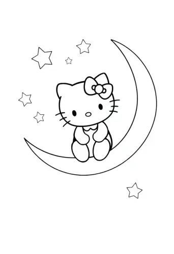 hello kitty coloring pages