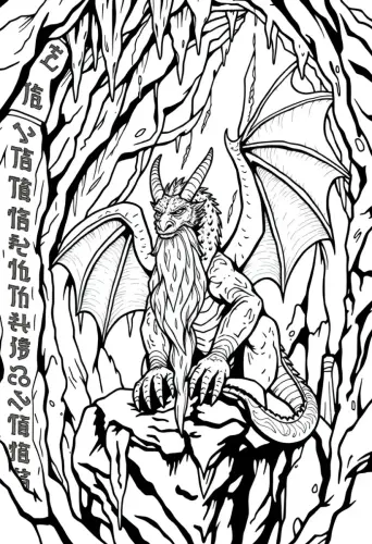 dragon coloring pages