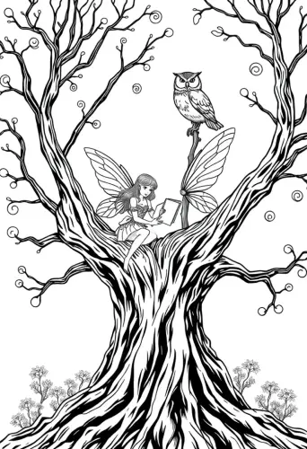 fairy coloring pages