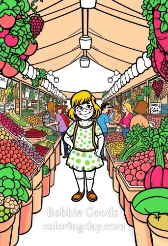 bobbie goods coloring page