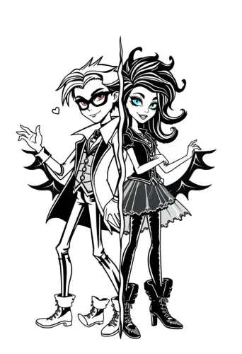 monster high coloring pages