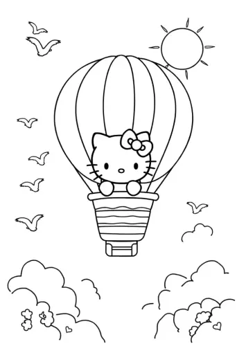 hello kitty coloring pages