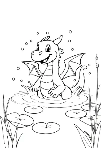 dragon coloring pages