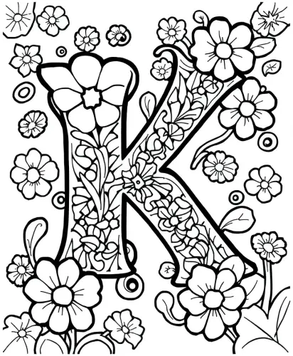 alphabet coloring book