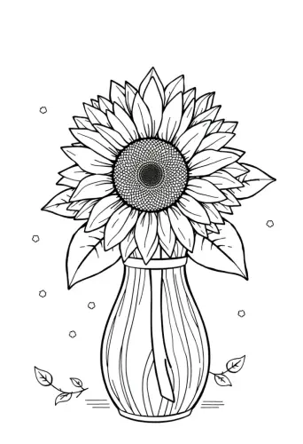 flower coloring pages