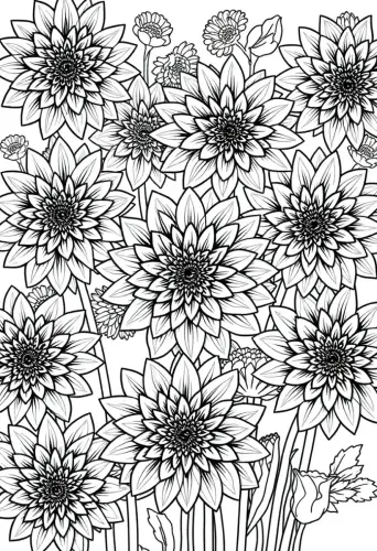 flower coloring pages