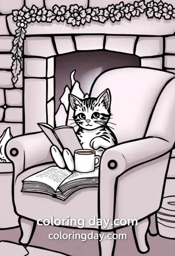 kitten coloring pages