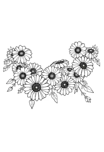 flower coloring pages