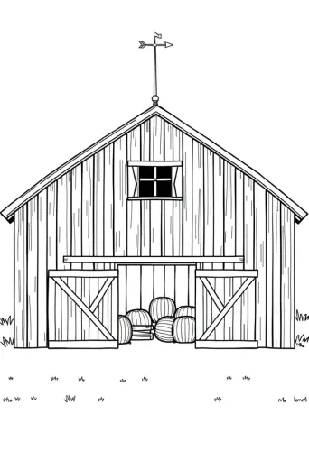 farm coloring pages