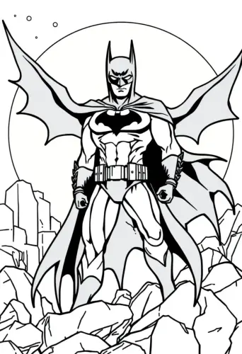 batman coloring pages​