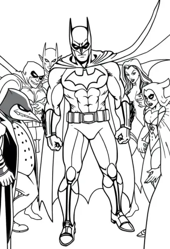 batman coloring pages​