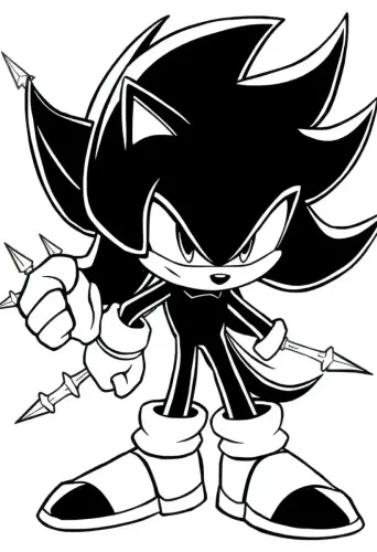 sonic the hedgehog coloring pages