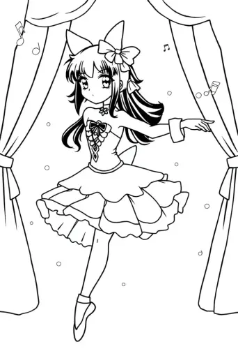 kuromi coloring pages​